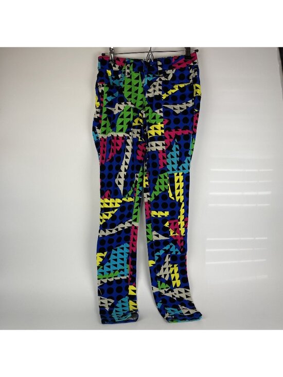 Nanette Lepore Pants - L’Amour Nanette Lepore Legging Pants – Juniors Size 1 Neon Geometric Print